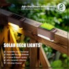 SOLPEX Solar Deck Lights - 16 Pack Outdoor Step Lighting
