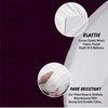 R&Z Plain Luxury Polycotton Fitted Sheet Single, Double, King, Super