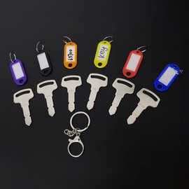 badogrio 15248-63700 Ignition Key Compatible with New Holland Tractors 1020 1025 1030 4055 4060 TC23DA TC24DA TC26DA TC48DA TC55DA TZ24DA TZ25DA TC21DA (6PCS)