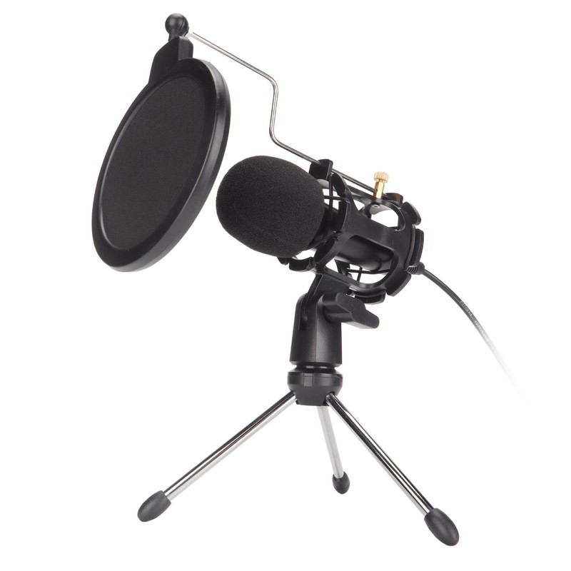 Condenser Microphone Kit Professional Cardioid Studio Mic Kit for Recording