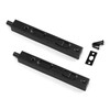 6 Inch Stainless Steel Slide Door Latch Bolt Black Flush