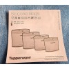 Tupperware THE ULTIMATE SILICONE BAGS SET of 4/Oven, Microwave,Free