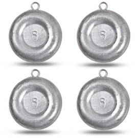 Fishing Weights Sinkers Disc Fishing Weights Coin Sinkers Saltwater Surf Fishing Weights Catfishing Tackle 1oz 2oz 3oz 4oz 5oz 6oz 8oz