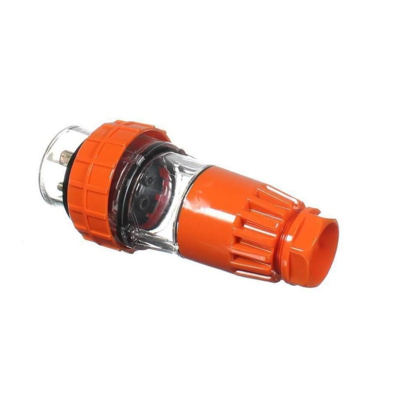 5 Pin 3 Phase 20 Amp 20A Straight Plug IP66