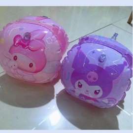 Kids' Wish Cartoon Double Airbag Swim Armbands for Learning to Swim - Water 37 Free Size/Melody Cartoon Arm Ring Pair 10ea