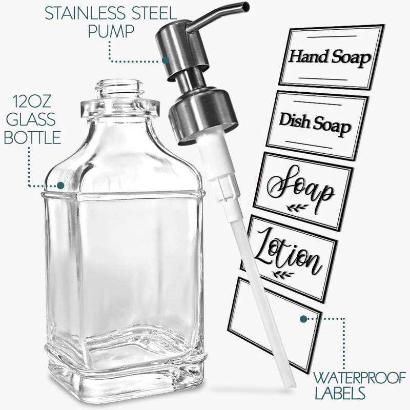 JASAI Antique Design Soap Dispenser with Rust Proof 304 Stainless