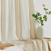 MRTREES Curtains with Ruffle Tape, Store Curtains, Bedroom Curtain, Semi-Transparent