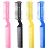 MFUOE 4 Pieces Comb Hair Cutter Double Sided Razor Comb