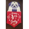 Unbranded 4th of July American Flag Patriotic Reversible Bandana S/M