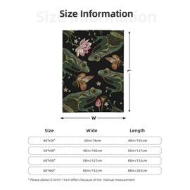 Duduho - Manta de cama de flores de loto y mariposas clásico para todas las estaciones, cálida y ligera, acogedora manta de felpa para el hogar, recámara, sofá, silla, viajes, 50 x 40 pulgadas