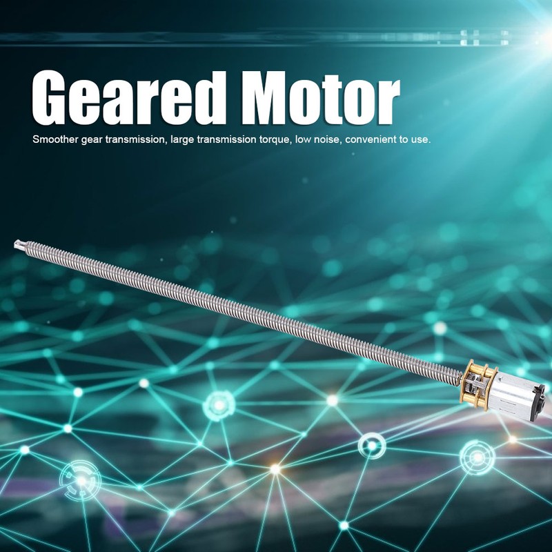 Gear Box Thread Reduction Motor W/ Long Output Shaft Continuous