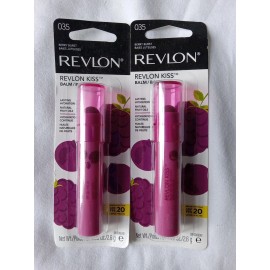 Revlon 2 Revlon Kiss Balm 035 Berry Burst Lasting Hydration SPF20 Read Description