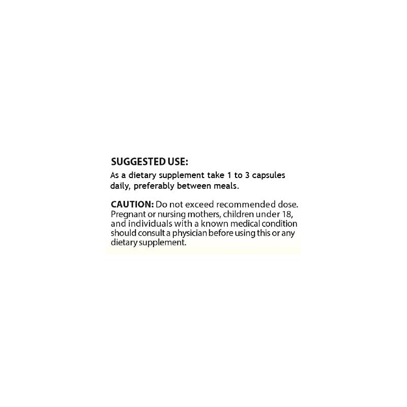 Biotech Nutritions L-Tyrosine 500 mg 120 Vegetable Capsules Made in