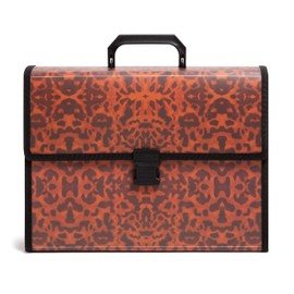 U Brands Expandable 26-Pocket Performance Poly File Folder, Office Supplies, Leopard Print, 13.11” x 10.24”