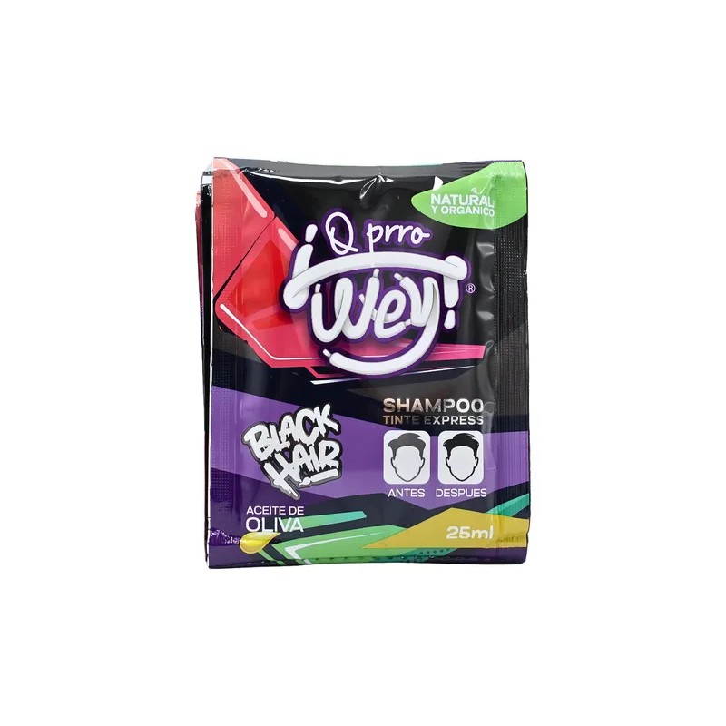 Cajas Shampoo Tinte Express Negro Cubre Canas Sobres