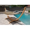 Vivere Poolside Double Hammock, Taupe