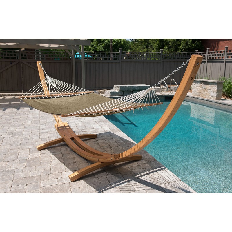 Vivere Poolside Double Hammock, Taupe