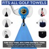 SisterAling Magnetic Clip for Golf Towel,Removable Industrial Magnetic Accessories Design