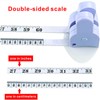 Body Measuring Tape 150cm, Automatic Snap-in Retraction, Dual-Sided Metric/Imperial Scale,