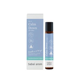 Sabai arom Aroma Oil Roller No.11 Calm Dowm 0.3 fl oz (8 ml)