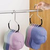 Hat Hanger,8 Pack Hat Storage for Baseball Caps,Scarf Hangers, Metal