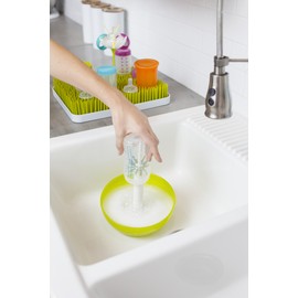 Boon Suds - Arandela para botellas, color verde y blanco