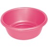 Ybm Home Round Plastic Wash Basin (1147 9.75", Pink)