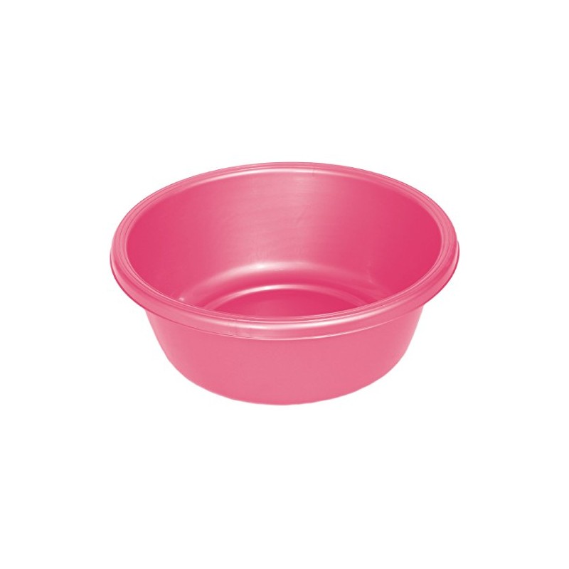 Ybm Home Round Plastic Wash Basin (1147 9.75", Pink)