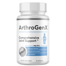 ArthroGenX – Comprehensive Joint Support Supplement – 60 Capsules with Glucosamine, Chondroitin, MSM, Turmeric & Herbal Extracts for Mobility, Flexibility, and Healthy Joints