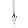 Metro Jewelry Arrow Head Pendant Necklace for Men in Stainless
