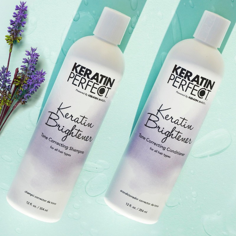Keratin Brightener Shampoo by Keratin Perfect for Unisex - 12
