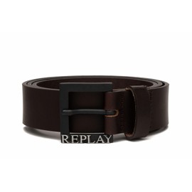 Replay Men's Leather Belt, Brown Three 112