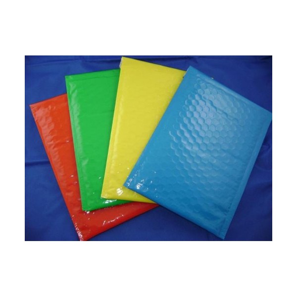 Case of 200 #0 6x9 Blue Bubble Mailers Shiny Shippers