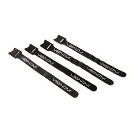 Venom LiPo Battery Mount Strap Ties for FPV Drone Quad, Helicopter, Airplane, Boat, Car - 4pcs