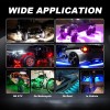 for Jeep Wrangler JL Gladiator 8 Pods RGB LED Rock