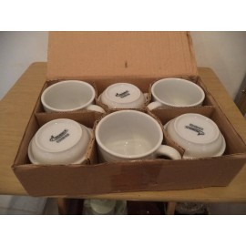 Winco WDP022-111, 3-1/4-Inch Dia 6 Oz Ardesia Zendo Porcelain Coffee Cup, CASE 6