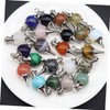 TEHAUX Beautiful DIY Necklace Pendant Natural Agate Stone Fashion Accessories