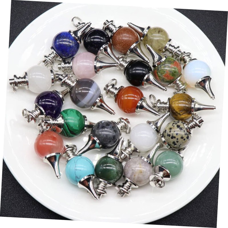 TEHAUX Beautiful DIY Necklace Pendant Natural Agate Stone Fashion Accessories