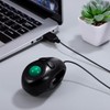 Gadpiparty Portable Handheld 4D Wired Mini Trackball Mouse Ergonomic Design