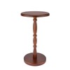 SANY DAYO HOME 12" Real Wood Round Drink Table, Small