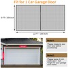 Garage Screen Doors for 1 Car Garage - 12x9Ft Magnetic