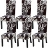 Yiaizhuo Chair Covers for Dining Room Set of 6 Pack