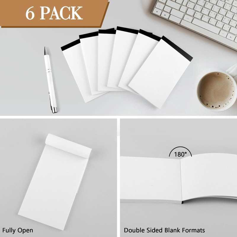 Hopton Notepad Small A7 (White Blank Paper)