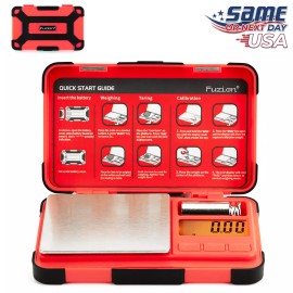 Fuzion RED Fuzion Digital Pocket Scale 200g x 0.01g Jewelry Gold Gram Karat Weight