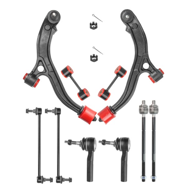 Front 10pc Lower Control Arms Suspension Kit for 2001-2007 Dodge