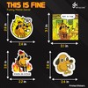 GRITKULTURE This is Fine Morale Meme Sticker Assorted 16 Pack