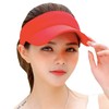 White Fang CA019 Women's Visor Sun Visor, Solid, Hat, Stylish,
