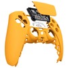 eXtremeRate Caution Yellow Soft Touch Touchpad Front Shell Compatible with