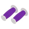Alta Mushroom Two-Tone Bike Grips, Multiple Colors (White/Purple)