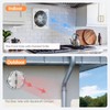 8" Kitchen Exhaust Fan with Variable Speed Controller, 686CFM Wall
